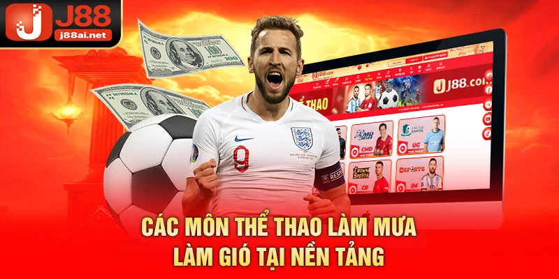 Thể Thao J88 - Sân Chơi Cá Cược Năng Động Thu Hút Hàng Đầu Các môn thể thao làm mưa làm gió tại nền tảng